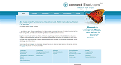 Desktop Screenshot of connect-it-solutions.de