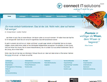 Tablet Screenshot of connect-it-solutions.de